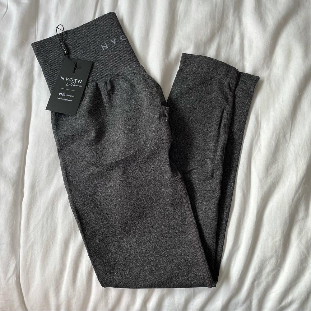 NVGTN Black Speckled Contour Seamless Leggings